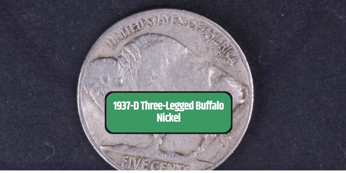 1937-D Three-Legged Buffalo Nickel