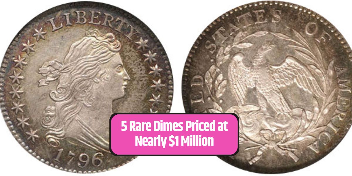 5 Rare Dimes Priced at Nearly $1 Million