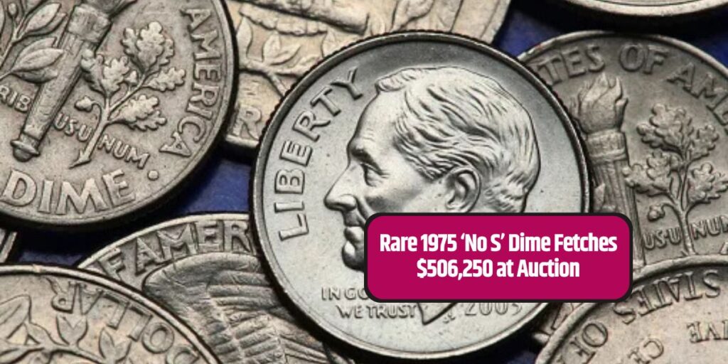 Rare 1975 ‘No S’ Dime Fetches $506,250 at Auction