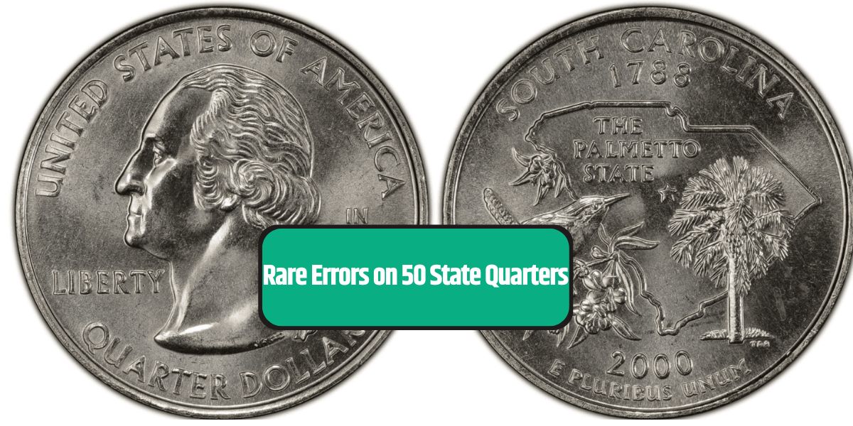 Rare Errors on 50 State Quarters