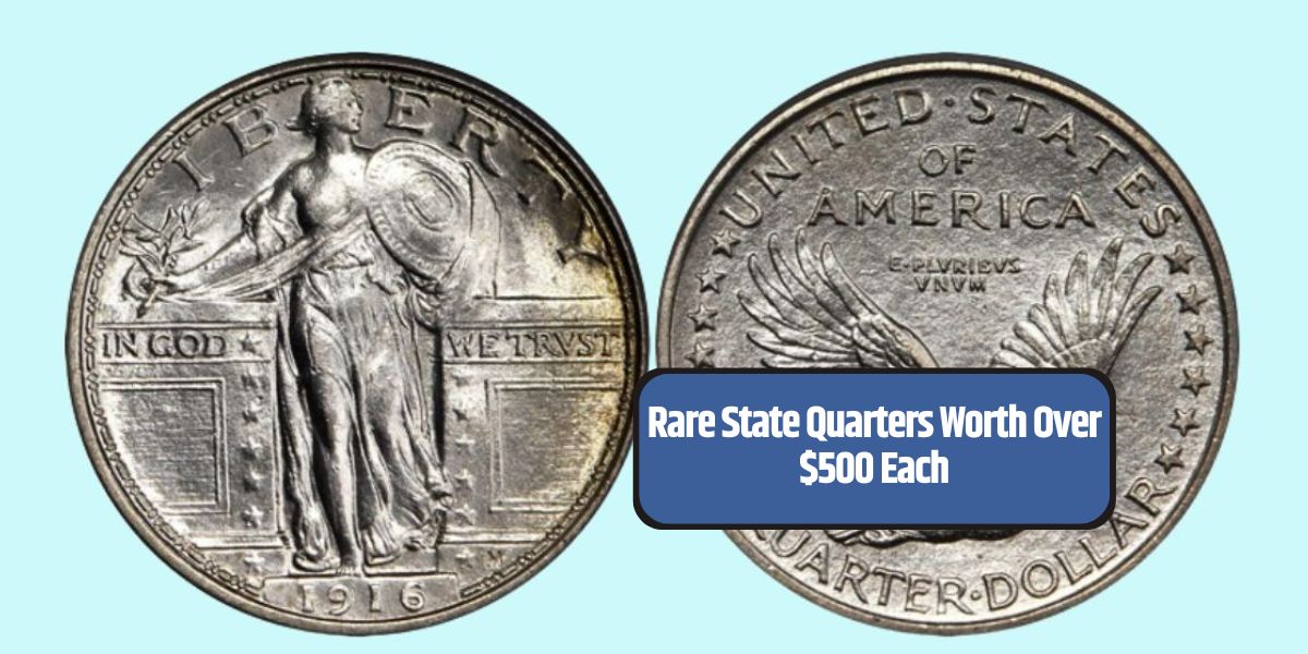 Rare State Quarters Worth Over $500 Each