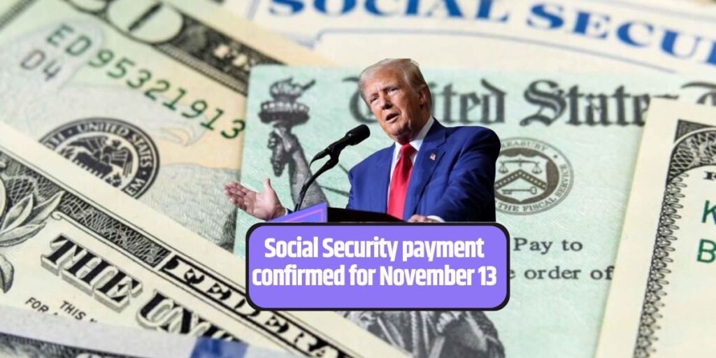 Social Security payment confirmed for November 13